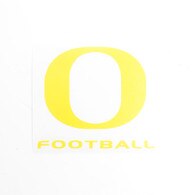 O-logo, Yellow, Decal, Football